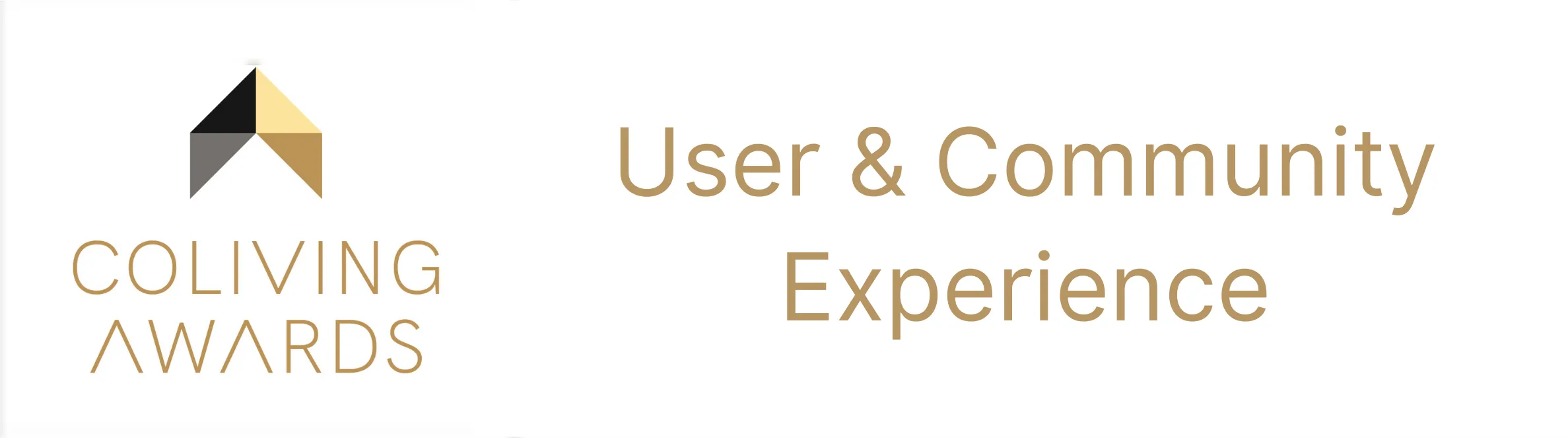 Coliving Awards winner for user and community experience
